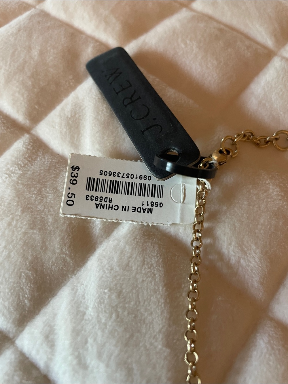 NWT J. Crew Red Floral Cluster Necklace - Picture 6 of 7